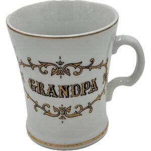 Vtg Knobler Japan Grandpa Coffee‎ Cup Mug Retro Hollywood Regency Granny Core